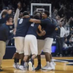 Xavier Team Celebrating Victory