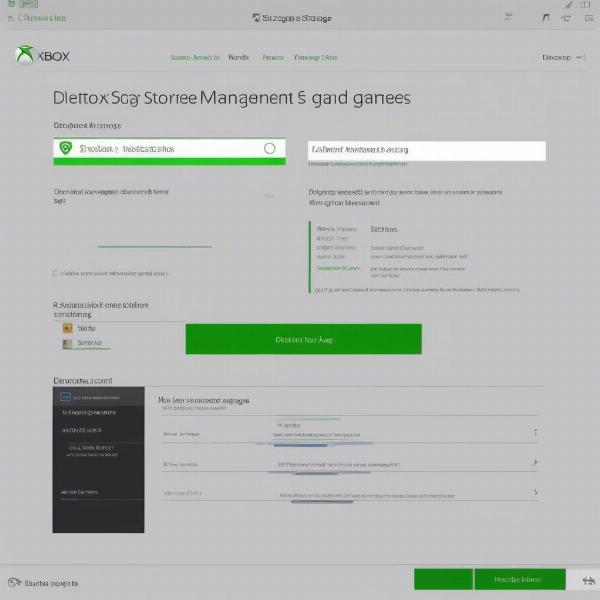 Xbox Storage Management